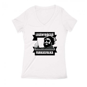 Farkasfalka Allan Női V Kivágott póló