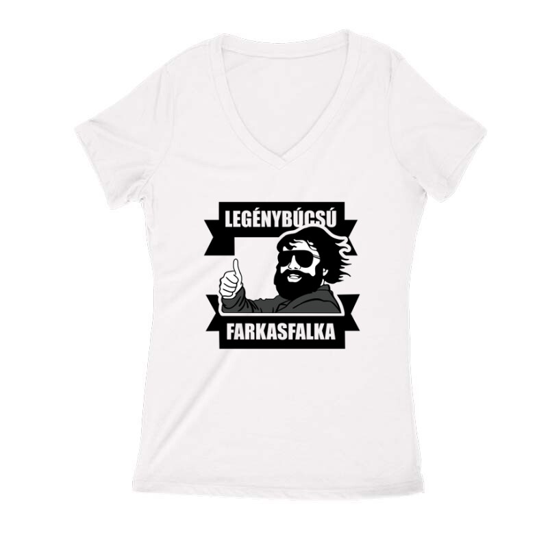 Farkasfalka Allan Női V Kivágott póló