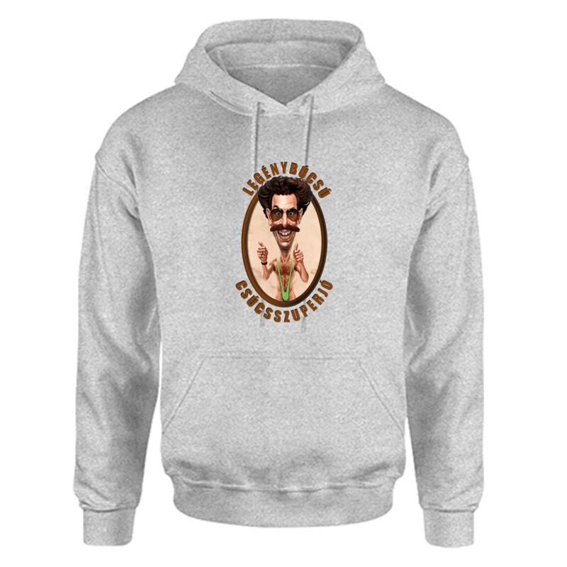 Borat Legénybúcsú Unisex Kapucnis Pulcsi