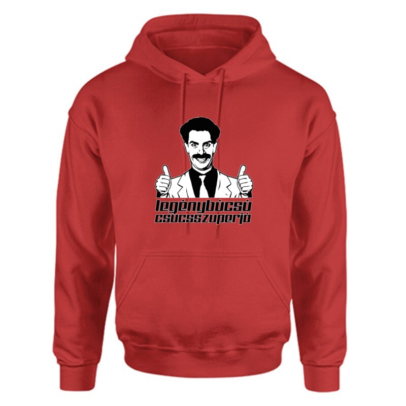 Borat 2 legénybúcsú Unisex Kapucnis Pulcsi