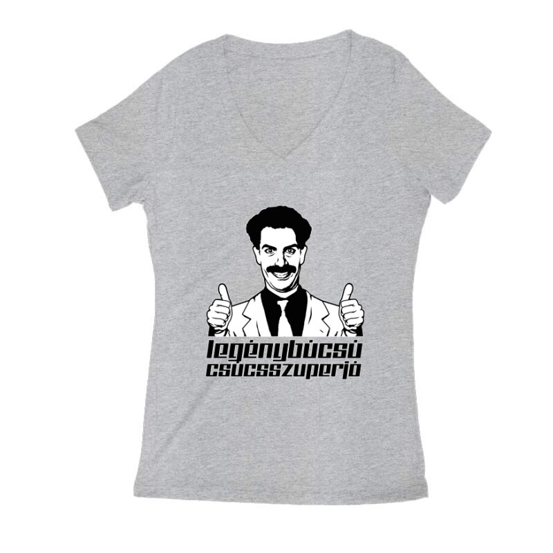 Borat 2 legénybúcsú Női V Kivágott póló