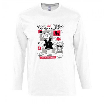 Tom & Jerry Little and Large Hosszú Ujjú Póló