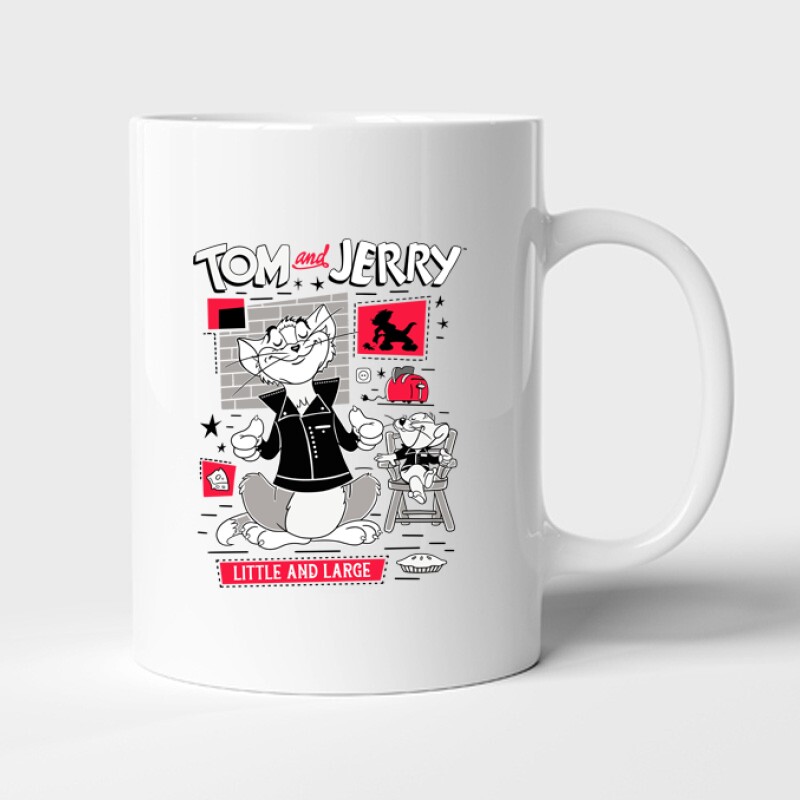 Tom & Jerry Little and Large Bögre