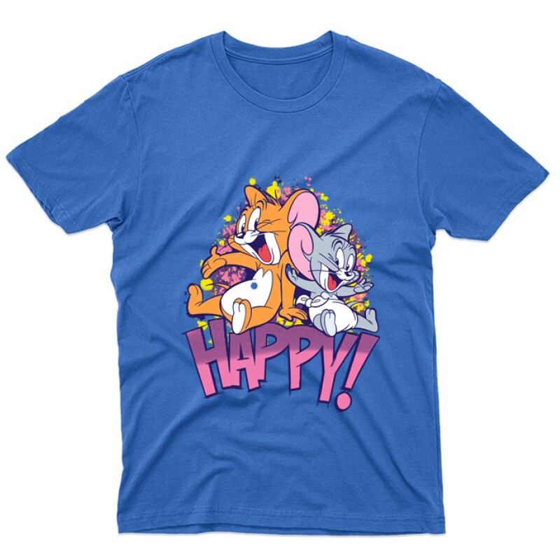 Tom & Jerry Happy Unisex Póló