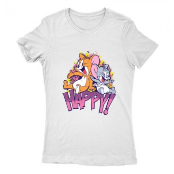Tom & Jerry Happy Női Póló