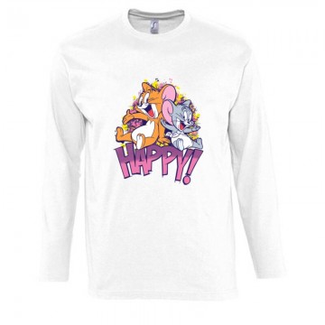 Tom & Jerry Happy Hosszú Ujjú Póló