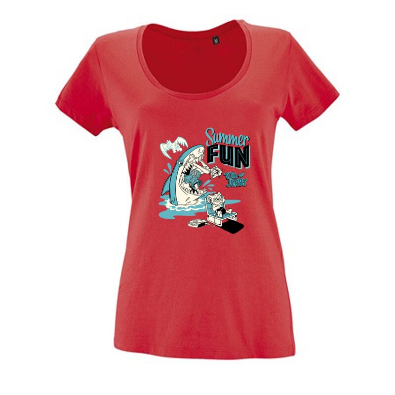 Tom & Jerry Summer Fun Női O Nyakú Póló