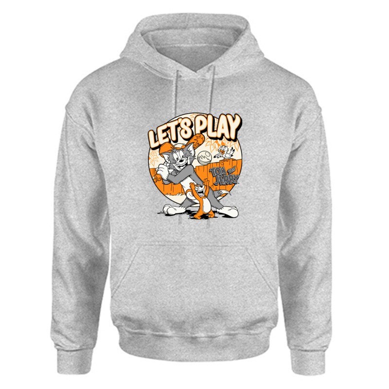 Tom & Jerry Let's Play Unisex Kapucnis Pulcsi