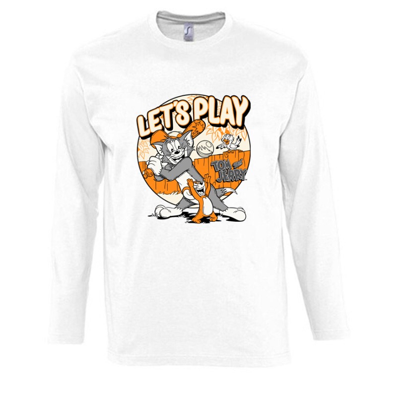 Tom & Jerry Let's Play Hosszú Ujjú Póló