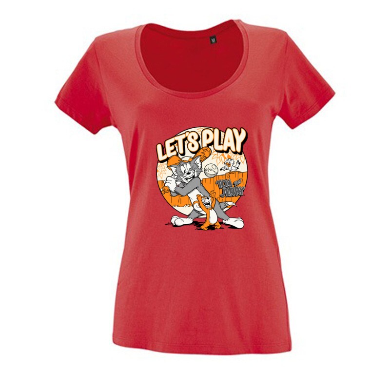 Tom & Jerry Let's Play Női O Nyakú Póló