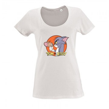 Tom & Jerry Női O Nyakú Póló