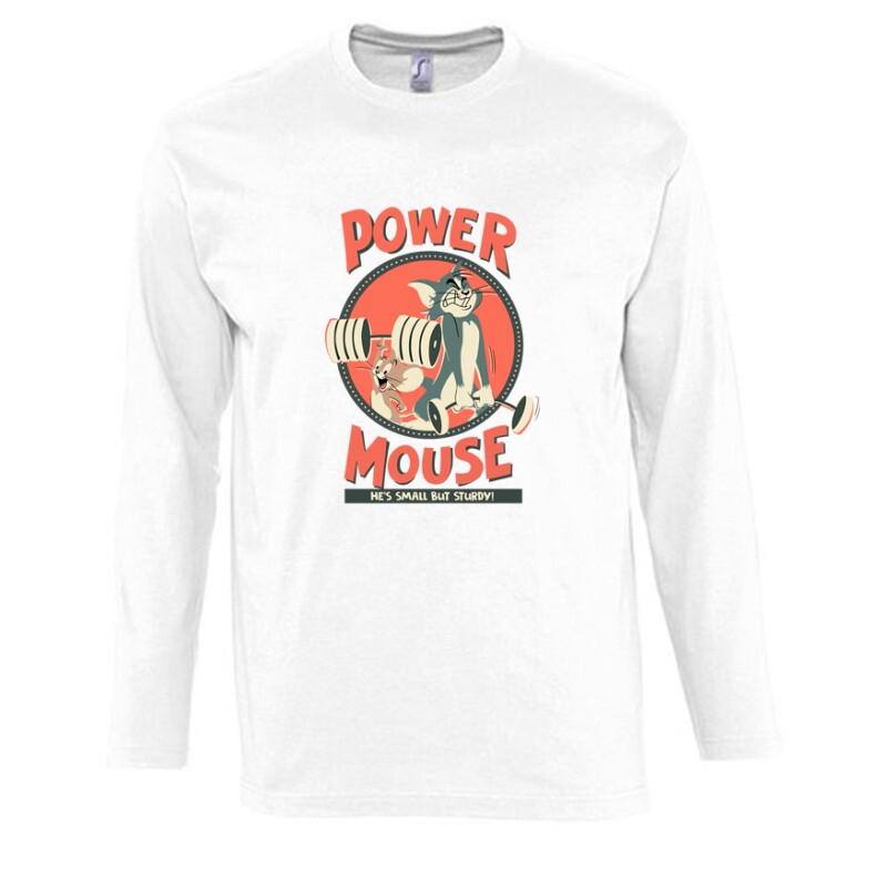 Power Mouse Hosszú Ujjú Póló