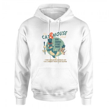 Cat Mouse Club Unisex Kapucnis Pulcsi