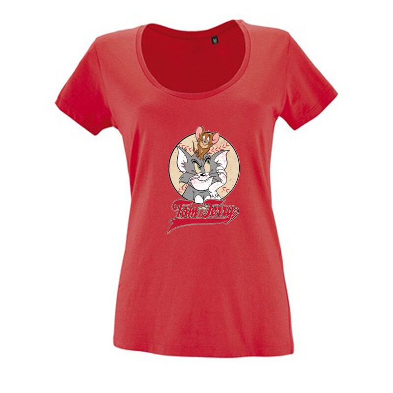 Tom & Jerry Ball Női O Nyakú Póló