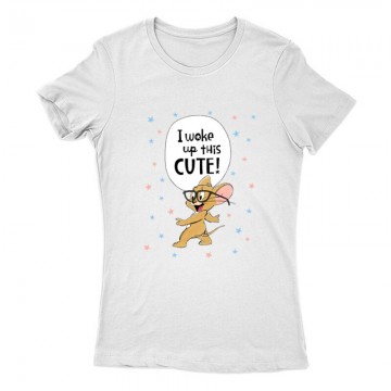 I Woke Up This Cute Női Póló