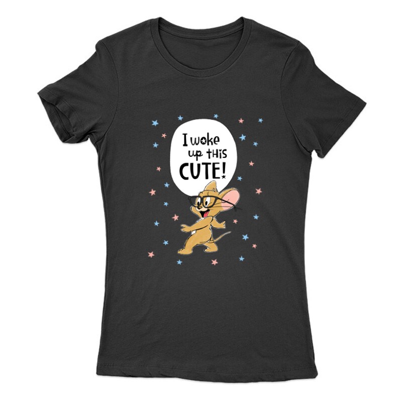 I Woke Up This Cute Női Póló
