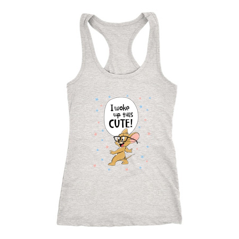 I Woke Up This Cute Női Trikó
