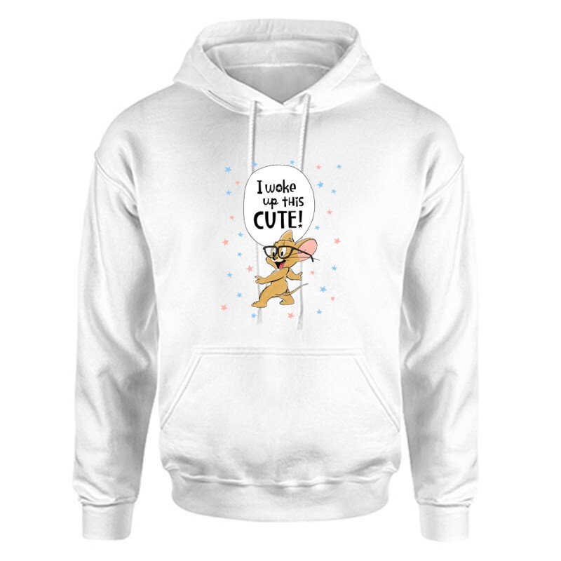 I Woke Up This Cute Unisex Kapucnis Pulcsi