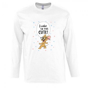 I Woke Up This Cute Hosszú Ujjú Póló