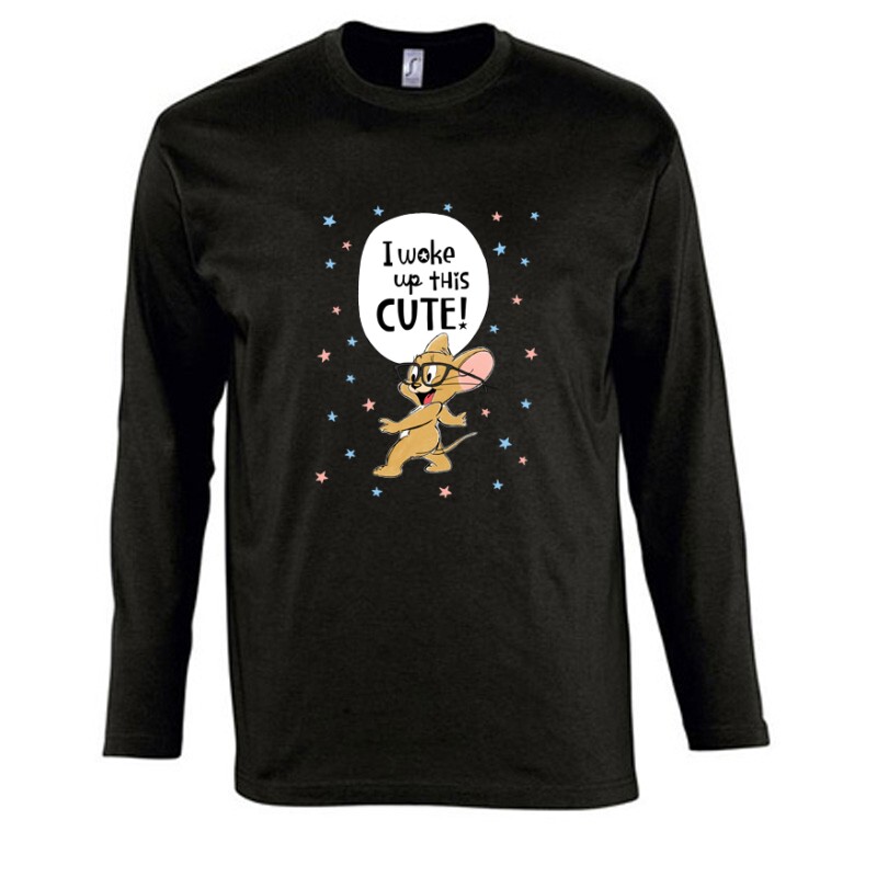 I Woke Up This Cute Hosszú Ujjú Póló