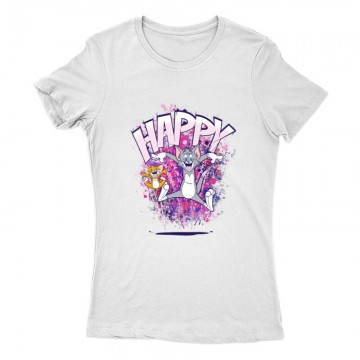 Tom & Jerry Happy 2 Női Póló