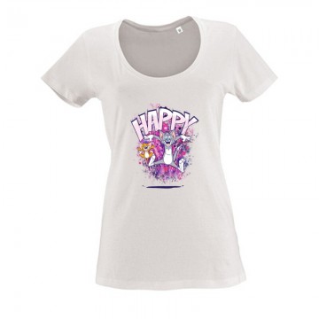 Tom & Jerry Happy 2 Női O Nyakú Póló