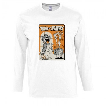 Tom & Jerry Breadtoaster Hosszú Ujjú Póló