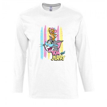Tom & Jerry Full color Hosszú Ujjú Póló