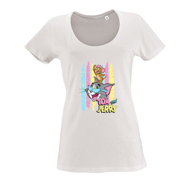 Tom & Jerry Full color Női O Nyakú Póló
