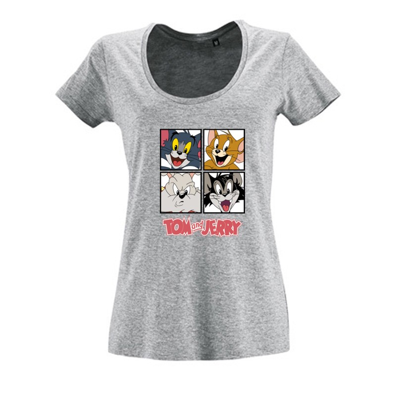 Tom & Jerry Together Női O Nyakú Póló