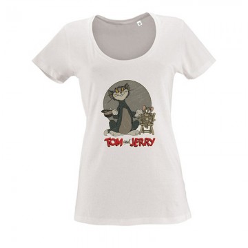 Tom & Jerry Retro Női O Nyakú Póló