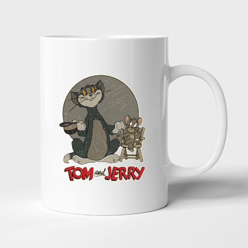 Tom & Jerry Retro Bögre