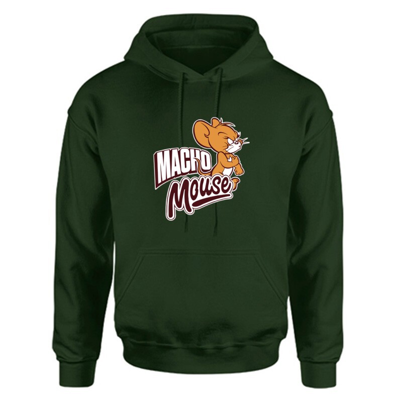 Macho Mouse Unisex Kapucnis Pulcsi