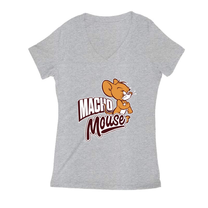 Macho Mouse Női V Kivágott póló
