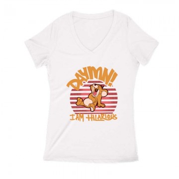 DAYMN I'am Hilarious Női V Kivágott póló