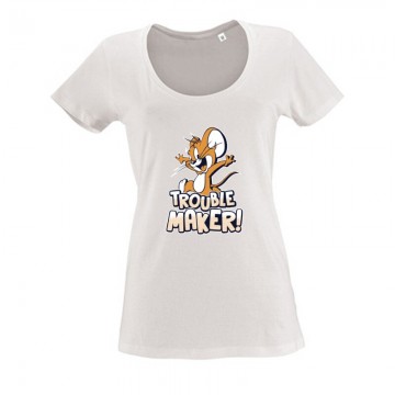 Trouble Maker Női O Nyakú Póló