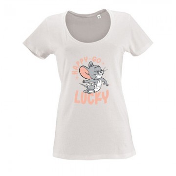 Happy Go Lucky Női O Nyakú Póló