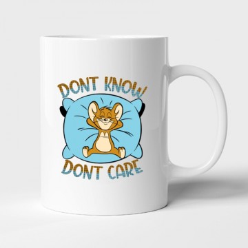 Don't Know Don't Care Bögre