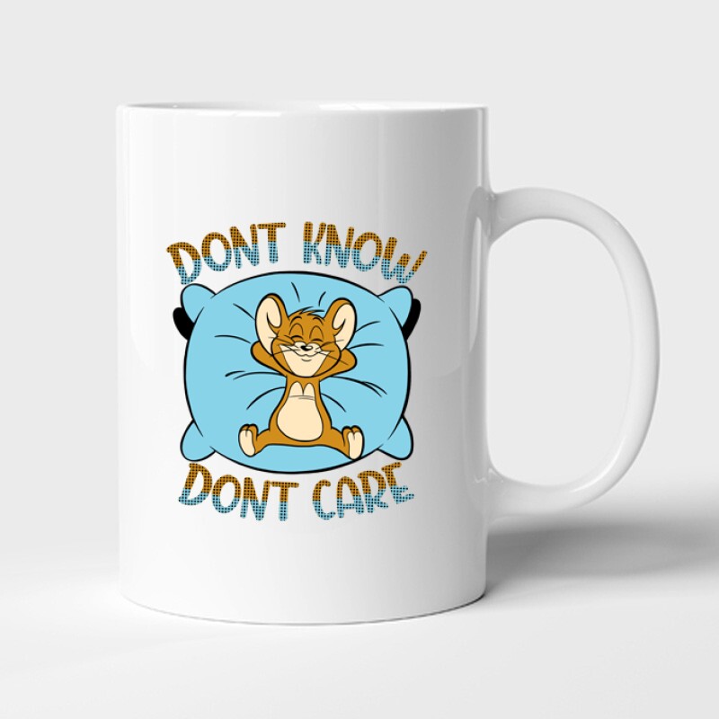 Don't Know Don't Care Bögre