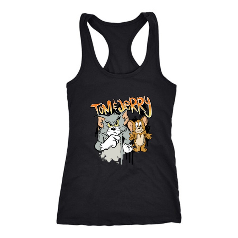 Tom & Jerry graffiti Női Trikó