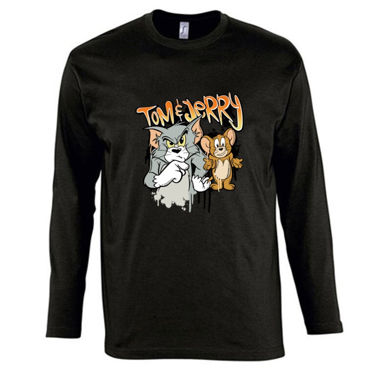 Tom & Jerry graffiti Hosszú Ujjú Póló