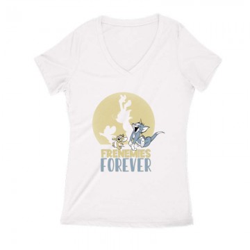 Frenemies Forever Női V Kivágott póló