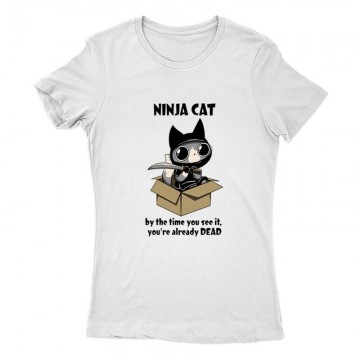 Ninja Cat Női Póló