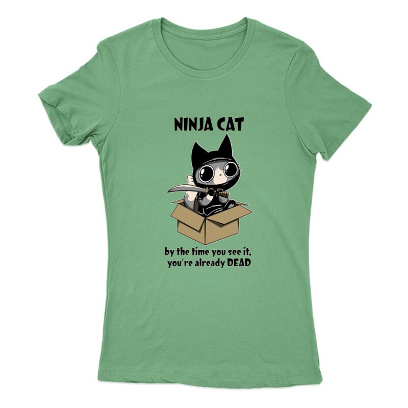 Ninja Cat Női Póló