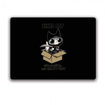 Ninja Cat Mire meglátsz már halott vagy Egérpad