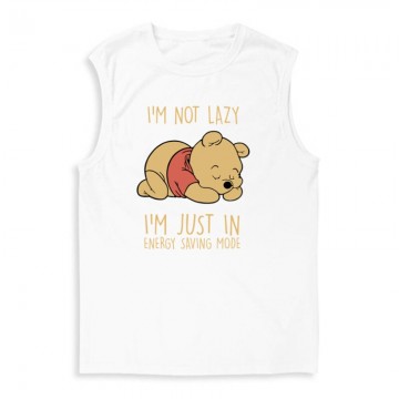 I'm not lazy Winnie pooh Férfi Trikó