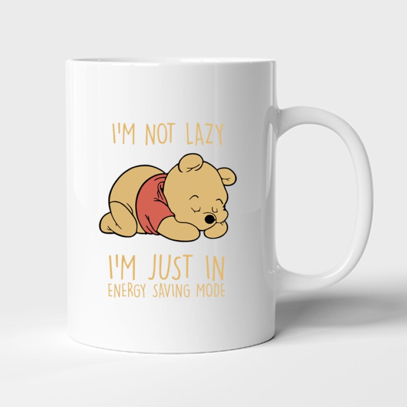 I'm not lazy Winnie pooh Bögre