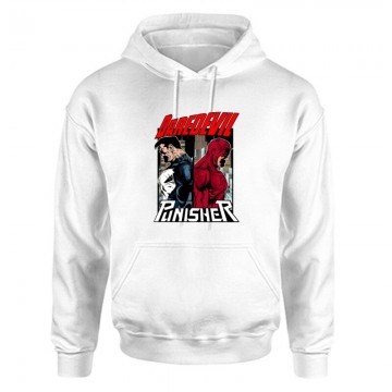 Daredevil vs Punisher Unisex Kapucnis Pulcsi