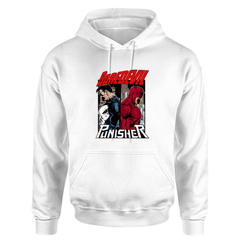 Daredevil vs Punisher Unisex Kapucnis Pulcsi