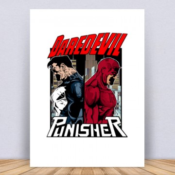 Daredevil vs Punisher Vászonkép